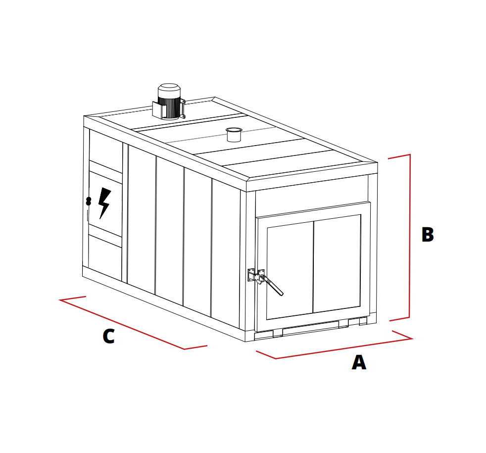 EBF Kesikli Firin Boyutlari