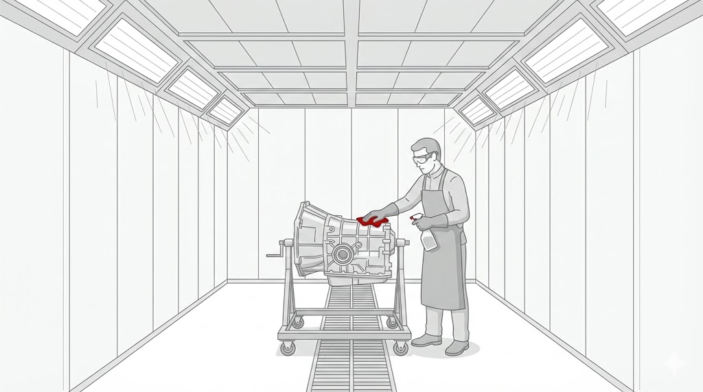 Yeniden işleme hazırlığı: onarım veya yeniden boyamadan önce temizleme